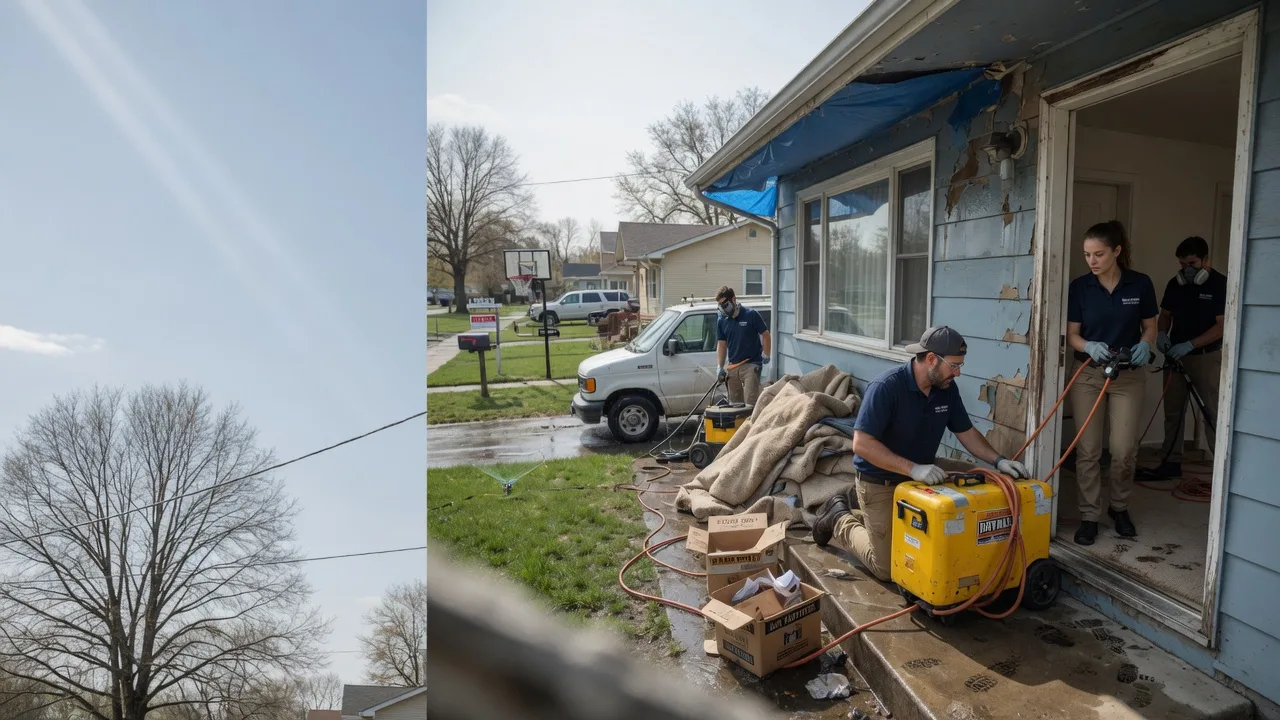 Basement Flood Cleanup in Chester, IL near me